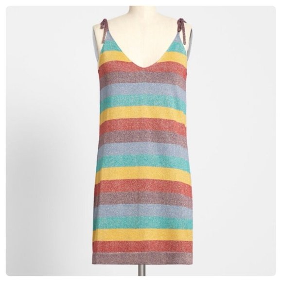 ModCloth Shimmer of Love Dress Size Medium - Picture 1 of 4